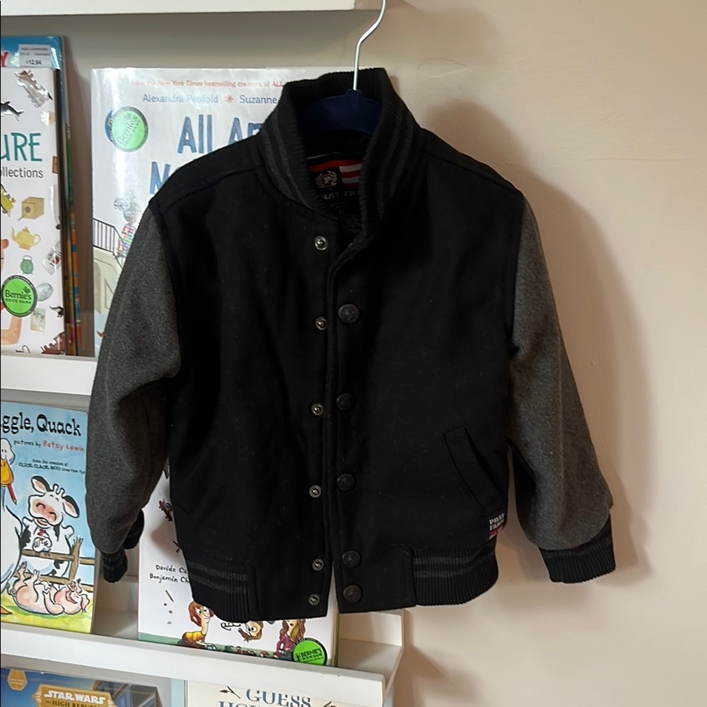 Phat Farm Kids Black and Gray Jacket